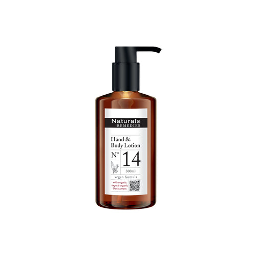 Naturals Remedies Pump Dispenser Hand & Body Lotion, 300ml