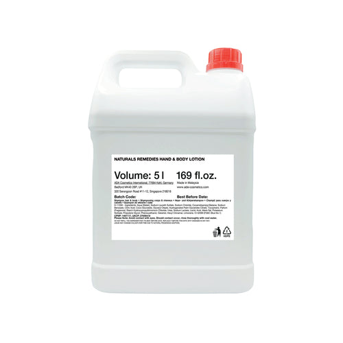 Naturals Remedies Refill Bulk Hand & Body Lotion, 5L