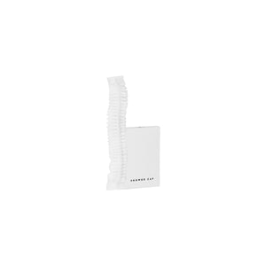 Pure White Biodegradable Shower Cap