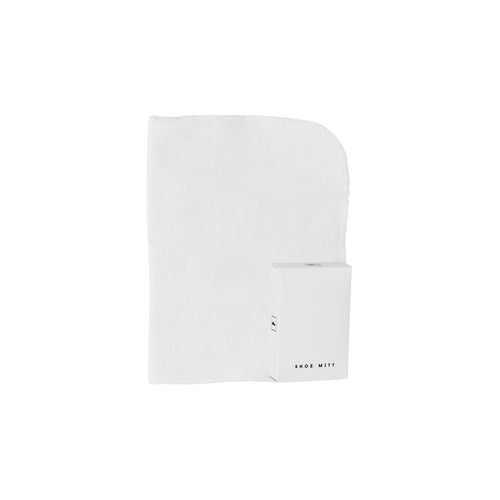 Pure White Biodegradable Shoe Mitt