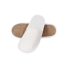 Seedling Sole Hotel Slippers, Closed-Toe with Double-Flax Sole in Wrapper