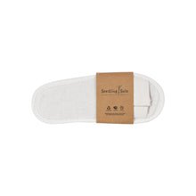 Seedling Sole Hotel Slippers, Open-Toe with Cork Sole in Wrapper