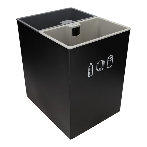 JVD Recycling Bin, 14L, Rectangular