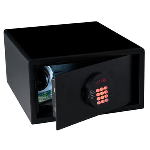 JVD Fortress Electronic Hotel Safe, Black, Capacity: 15" Laptop