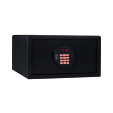 JVD Fortress Electronic Hotel Safe, Black. Capacity: 14" Laptop