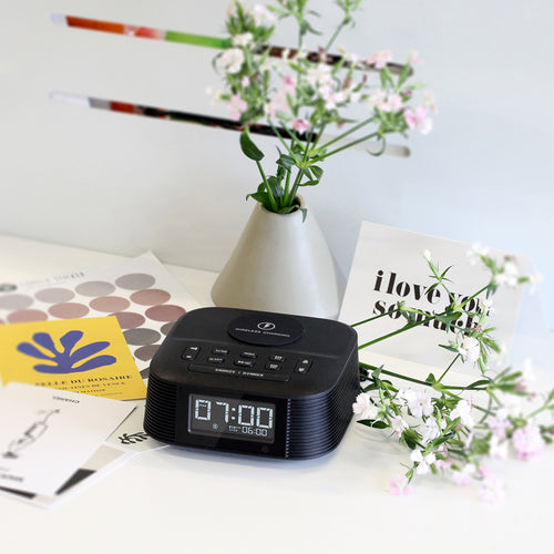 Homtime Bluetooth Radio Alarm Clock