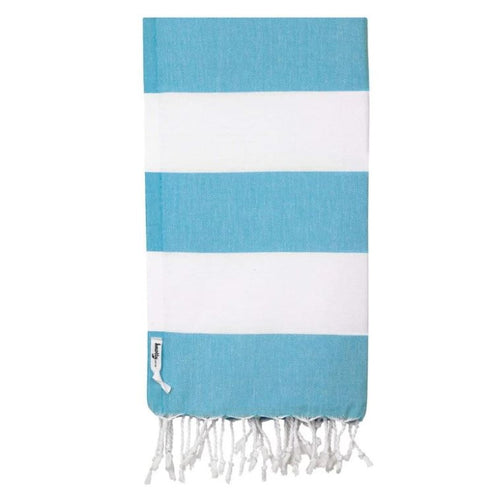 Knotty Capri Turkish Towel - Marine