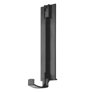 Adhesive Single Wall Bracket, Black