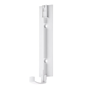 Screw In Single Wall Bracket, White