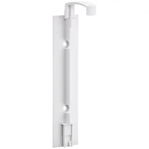 Wall Holder - single white, screw on