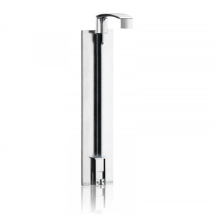 Wall Holder - single chrome, adhesive