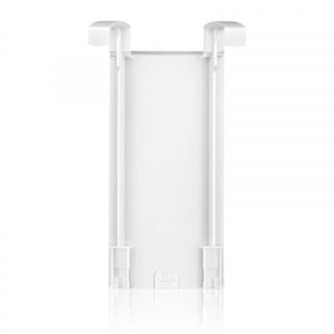Wall Holder - double white, screw on & adhesive